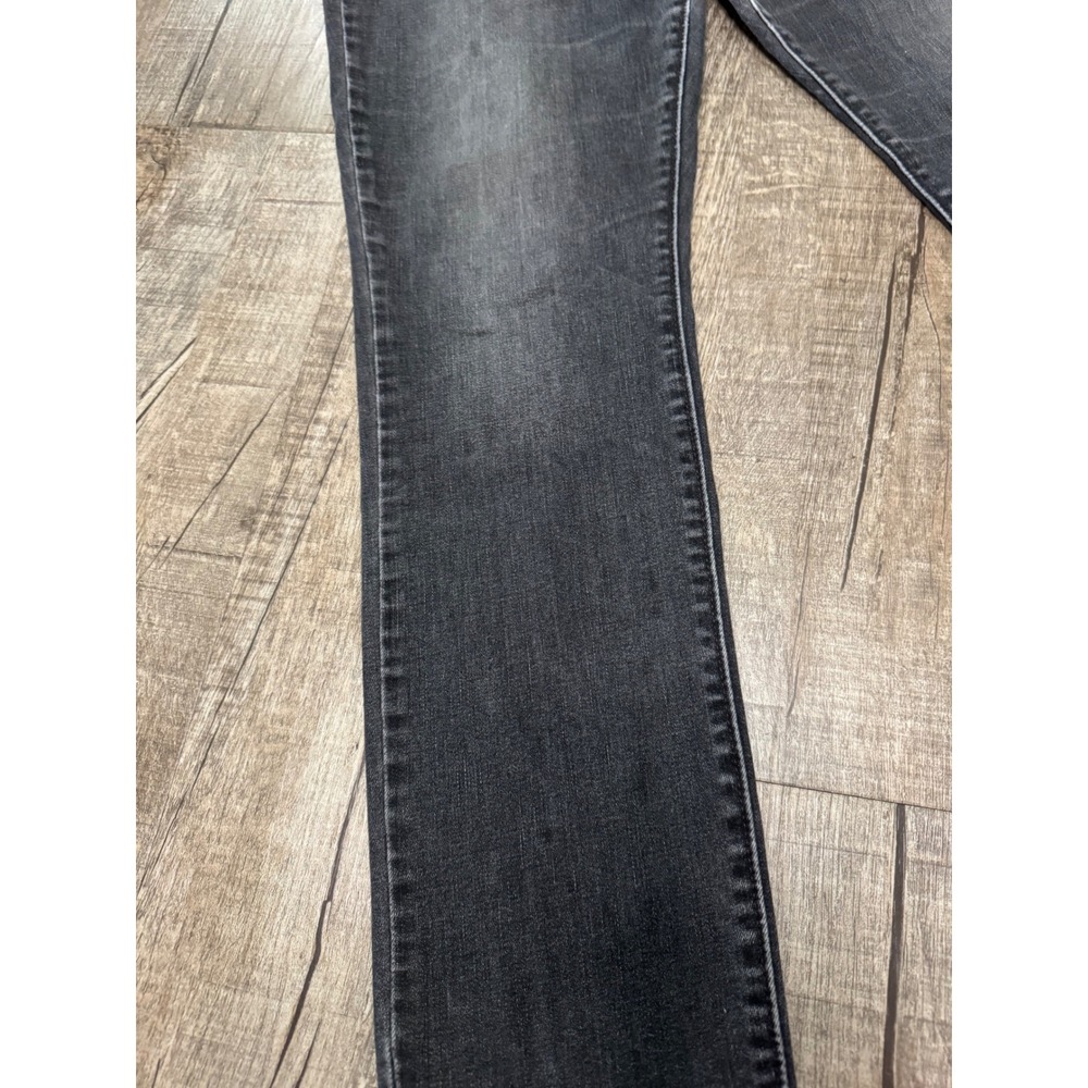 Levi Strauss Womens Classic Mid Rise Skinny Jeans Faded Black Size 14 Stretch‎ - Picture 8 of 13